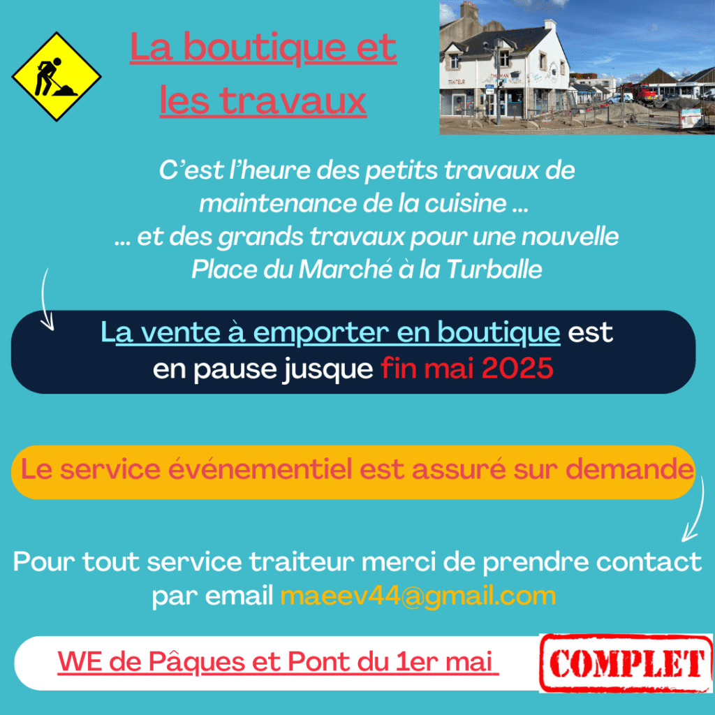 Menu de la semaine